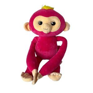 Fingerlings 2018 HUGS Bella Pink Interactive Talking Monkey Plush 17"
